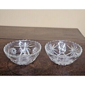 EAPC Dip Bowls Scalloped Rim 5" Anchor Hocking - Lot of 2